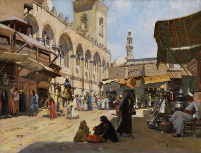 Arabischer Markt in Kaloun von Alberto Rossi
